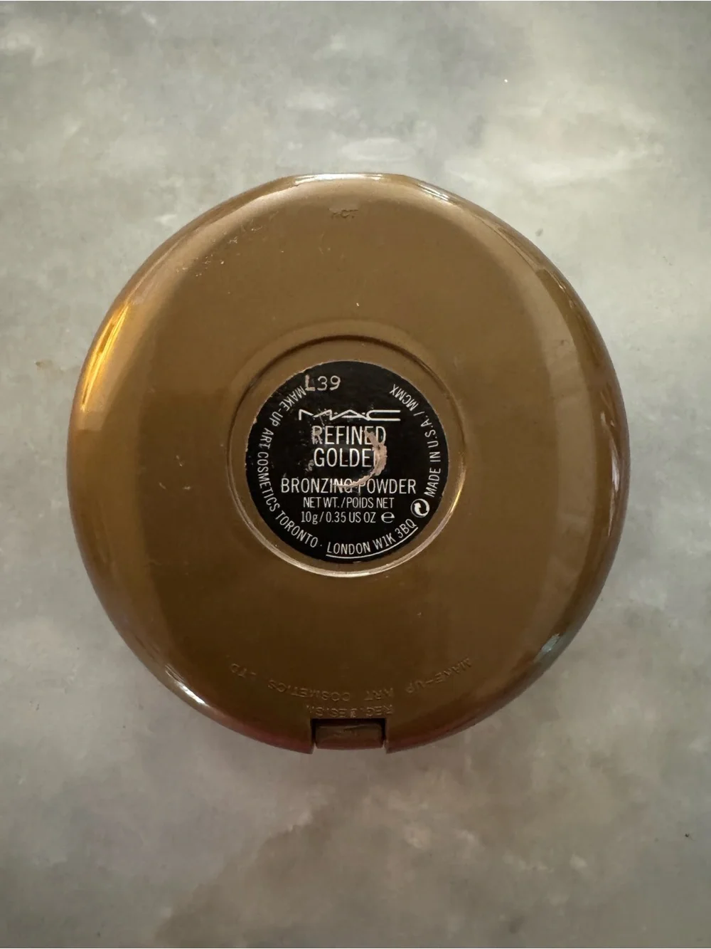 MAC Style Warrior Collection Bronzing Powder Refined Golden USED